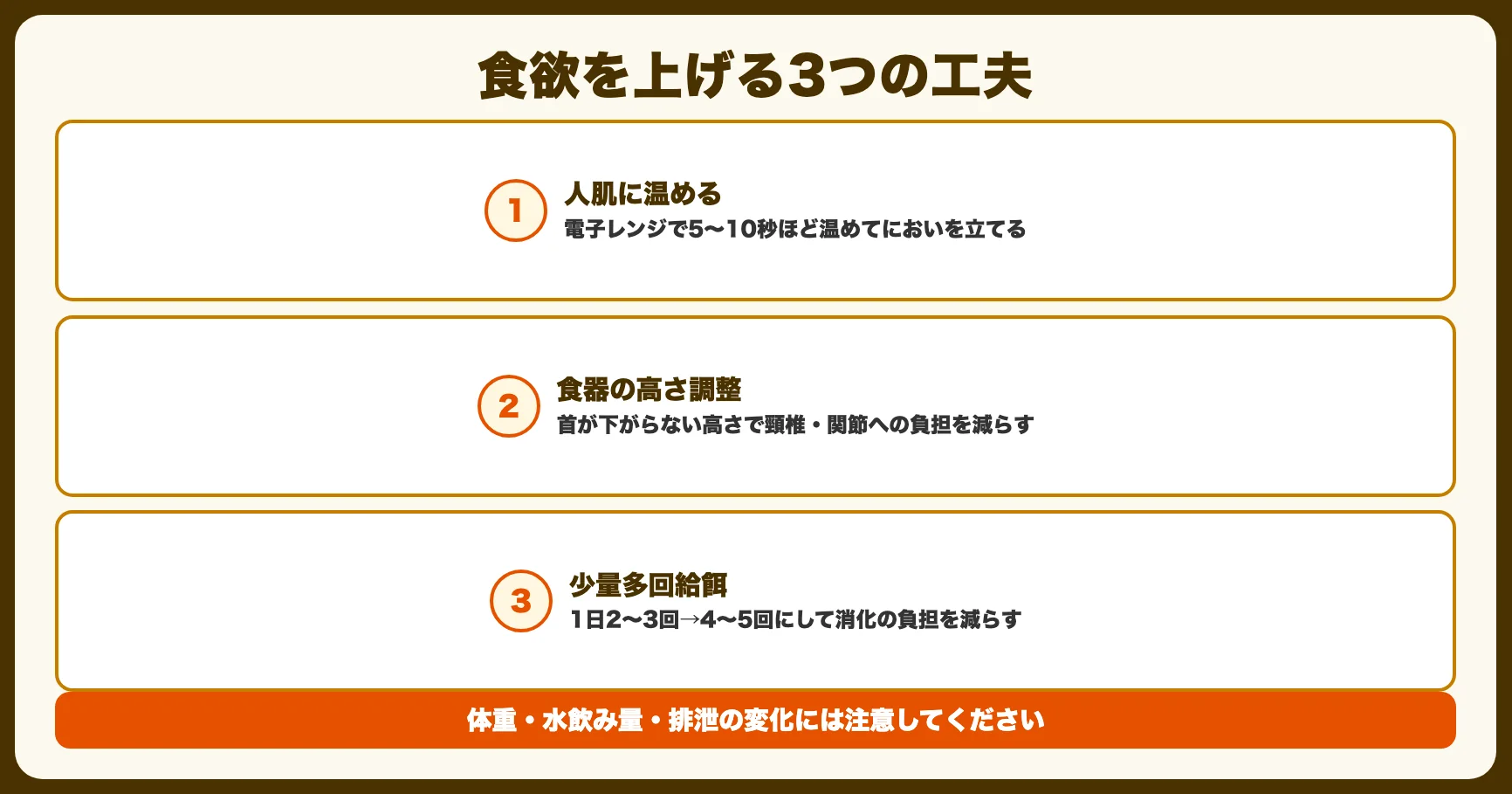 食欲を上げる工夫