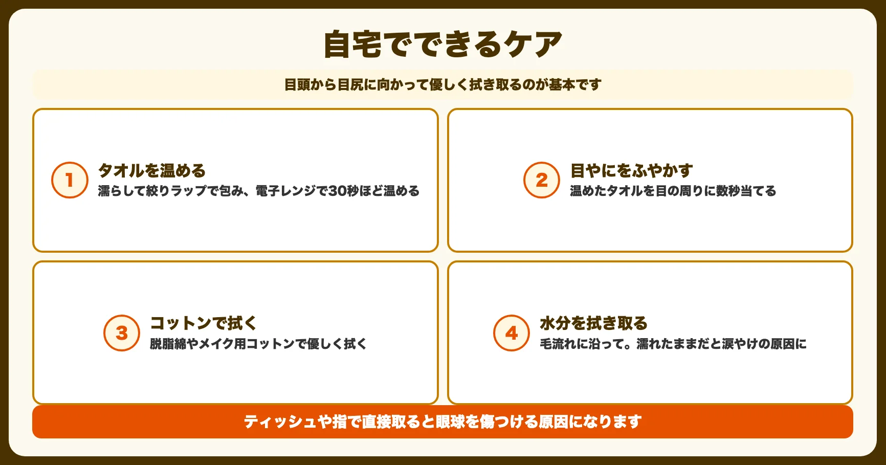 自宅でできるケア